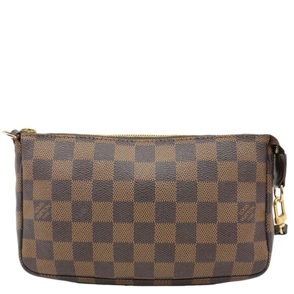 Louis Vuitton  Pochette Accessoires Damier Ebene Pouch Brown - Picture 3 of 13